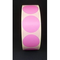 F3729 rol @ 2.000 etiketten permanent rond 35 roze blanco F3729 rol @ 2.000 etiketten permanent rond 35 roze blanco